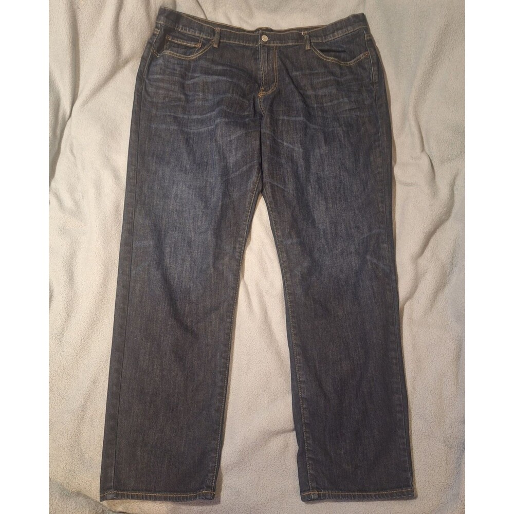 LUCKY BRAND Jeans Mens 42x32 Indigo 221 Straight Stretch Denim Classic Comfort